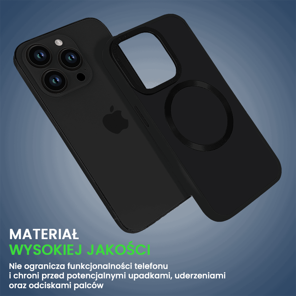 Etui do iPhone 14 Pro Max The Black Swan Protective z MagSafe, czarne