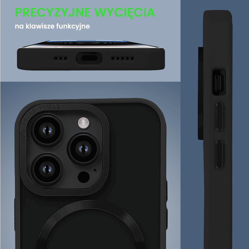 Etui do iPhone 14 Pro Max The Black Swan Protective z MagSafe, czarne