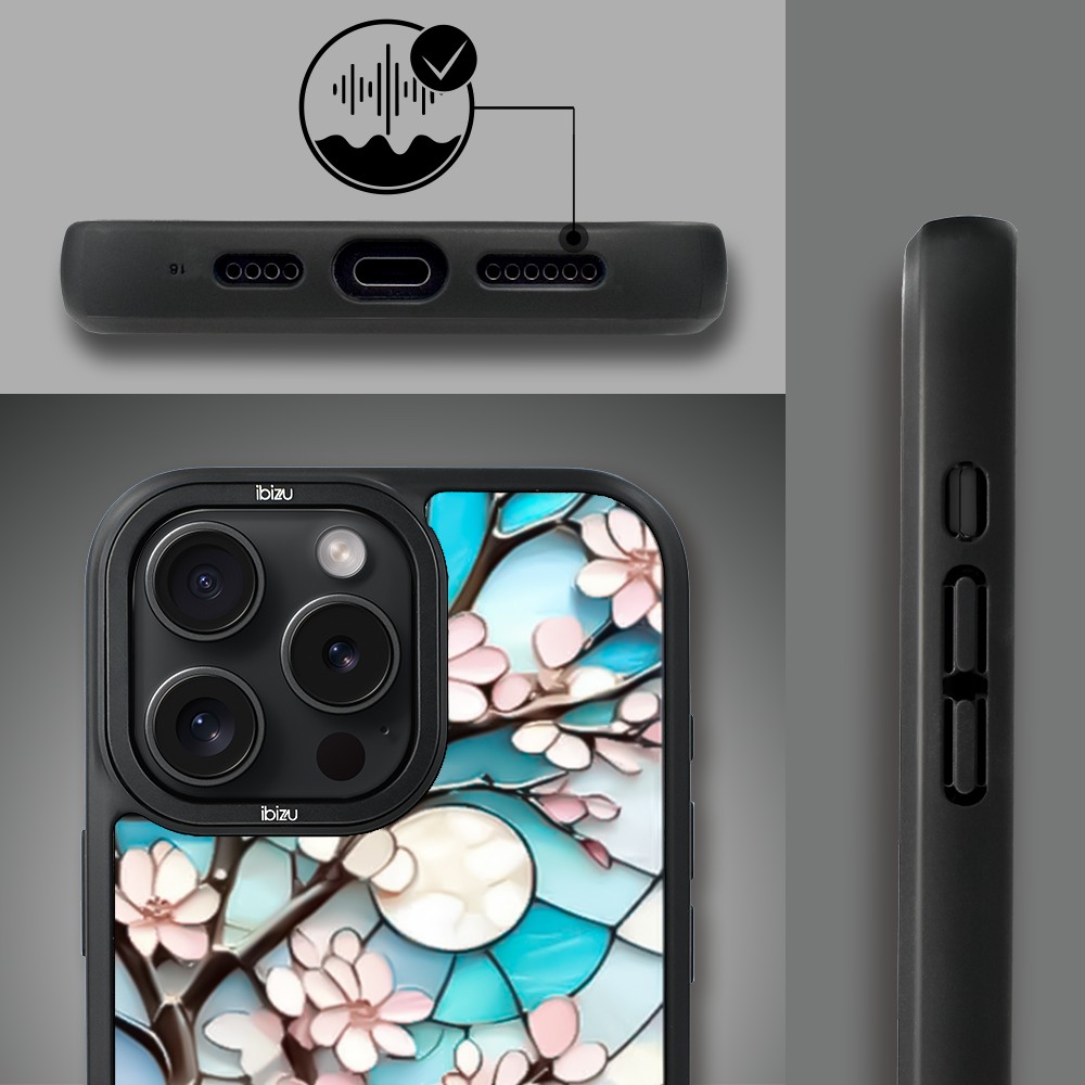 Etui do iPhone 14 Pro IBIZU DropGuard Matt z MagSafe, Barwy Szkła, Księżycowa Wiśnia