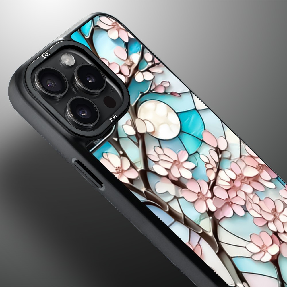Etui do iPhone 14 Pro IBIZU DropGuard Matt z MagSafe, Barwy Szkła, Księżycowa Wiśnia