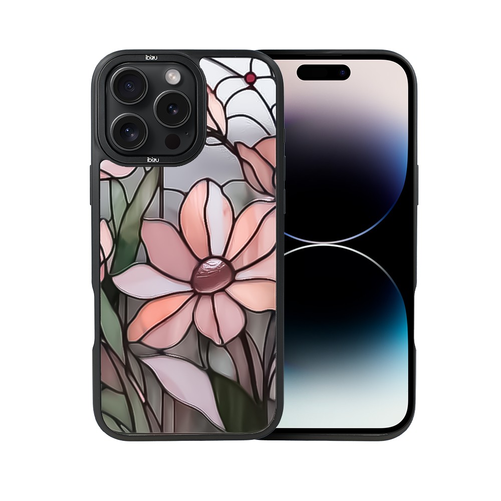 Etui do iPhone 14 Pro IBIZU DropGuard Matt z MagSafe, Barwy Szkła, Różowa magnolia