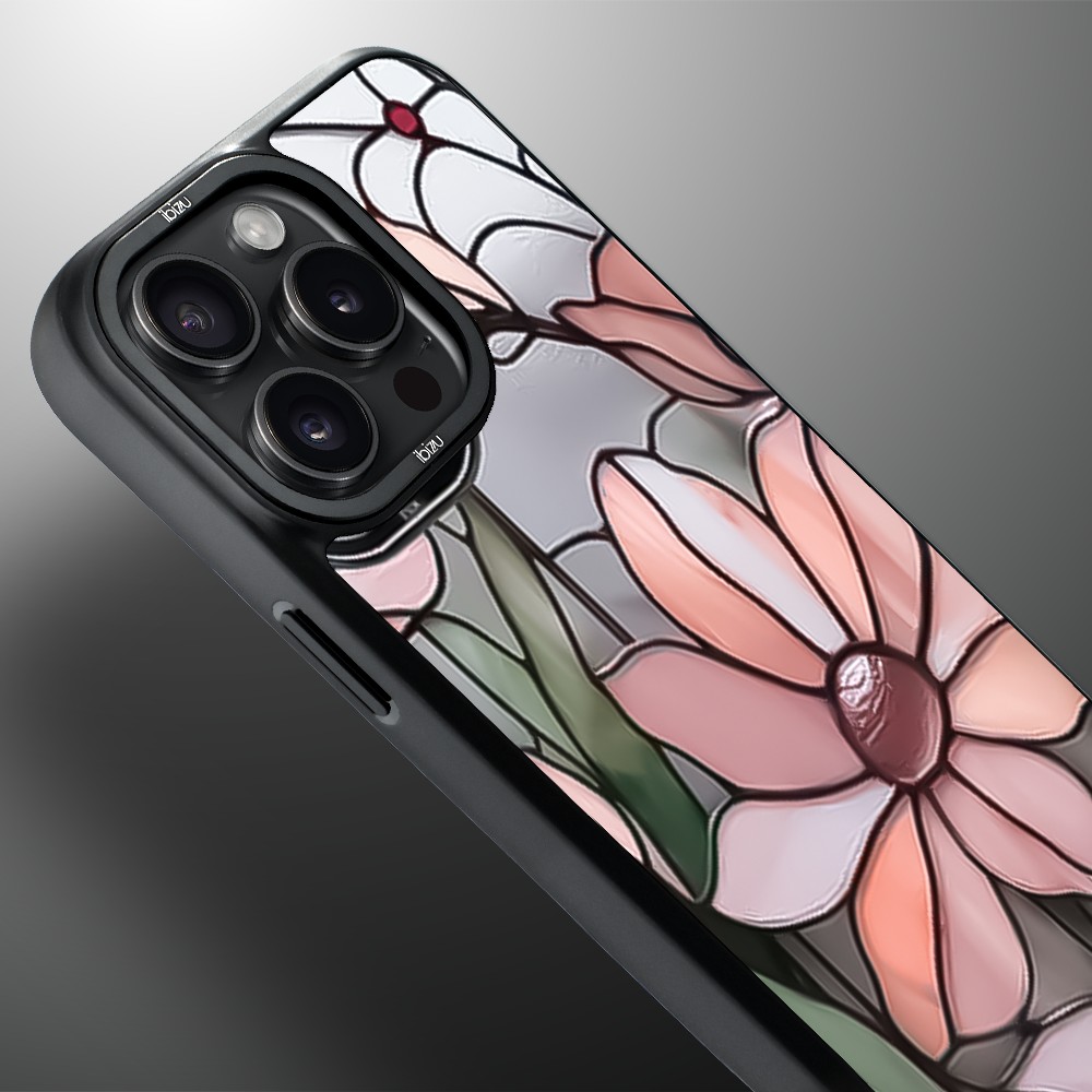 Etui do iPhone 14 Pro IBIZU DropGuard Matt z MagSafe, Barwy Szkła, Różowa magnolia