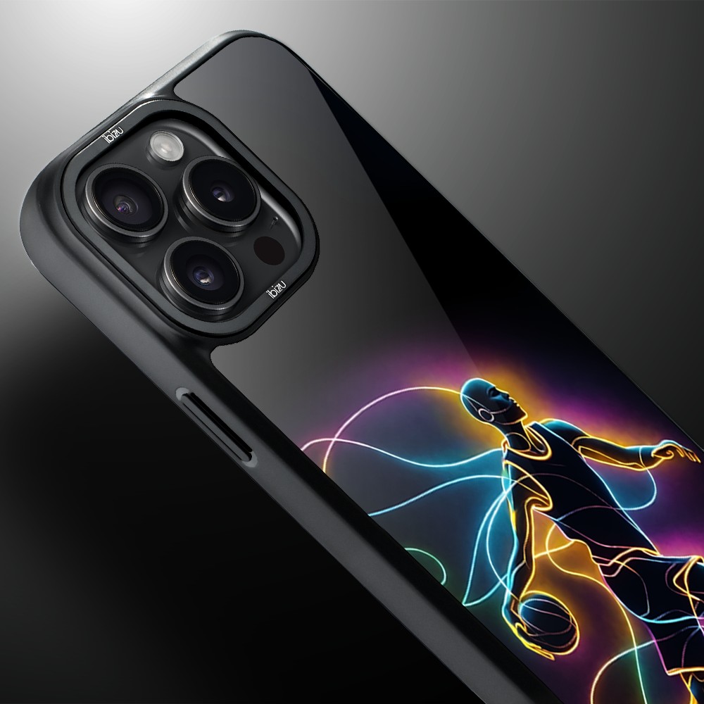 Etui do iPhone 14 Pro IBIZU DropGuard Matt z MagSafe, #ElectroMove, Duch koszykówki