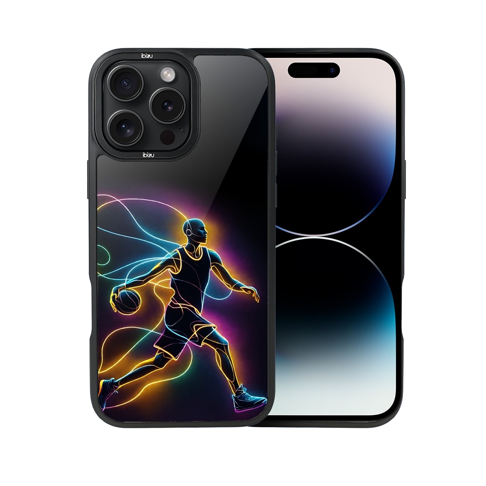 Etui do iPhone 14 Pro IBIZU DropGuard Matt z MagSafe, #ElectroMove, Duch koszykówki