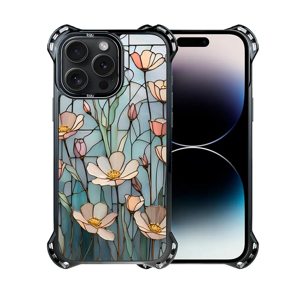 Etui do iPhone 14 Pro, Ibizu DropGuard Ultra z MagSafe, Barwy Szkła, Szept kwiatów polnych