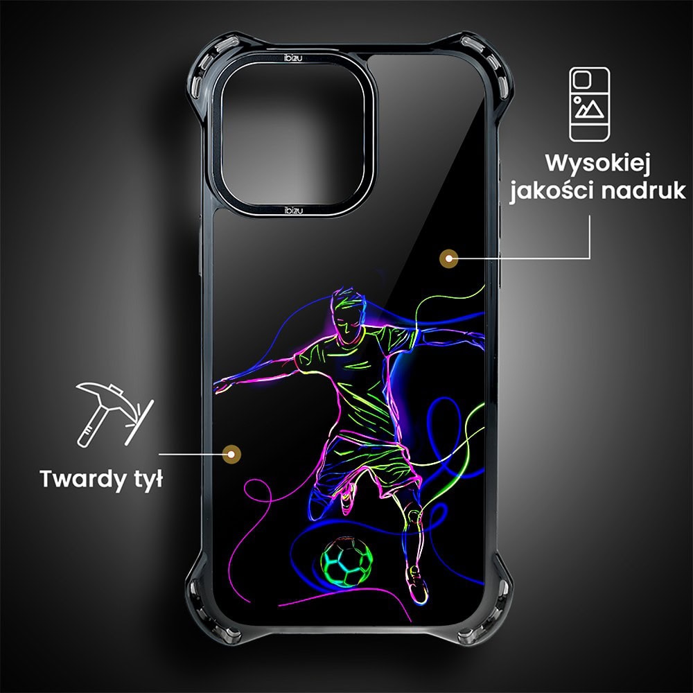 Etui do iPhone 14 Pro Max, Ibizu DropGuard Ultra z MagSafe, #ElectroMove, Moc football’u