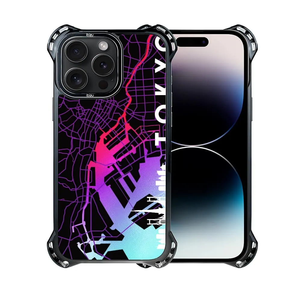 Etui do iPhone 14 Pro, Ibizu DropGuard Ultra z MagSafe, Mapy Świata, Tokyo
