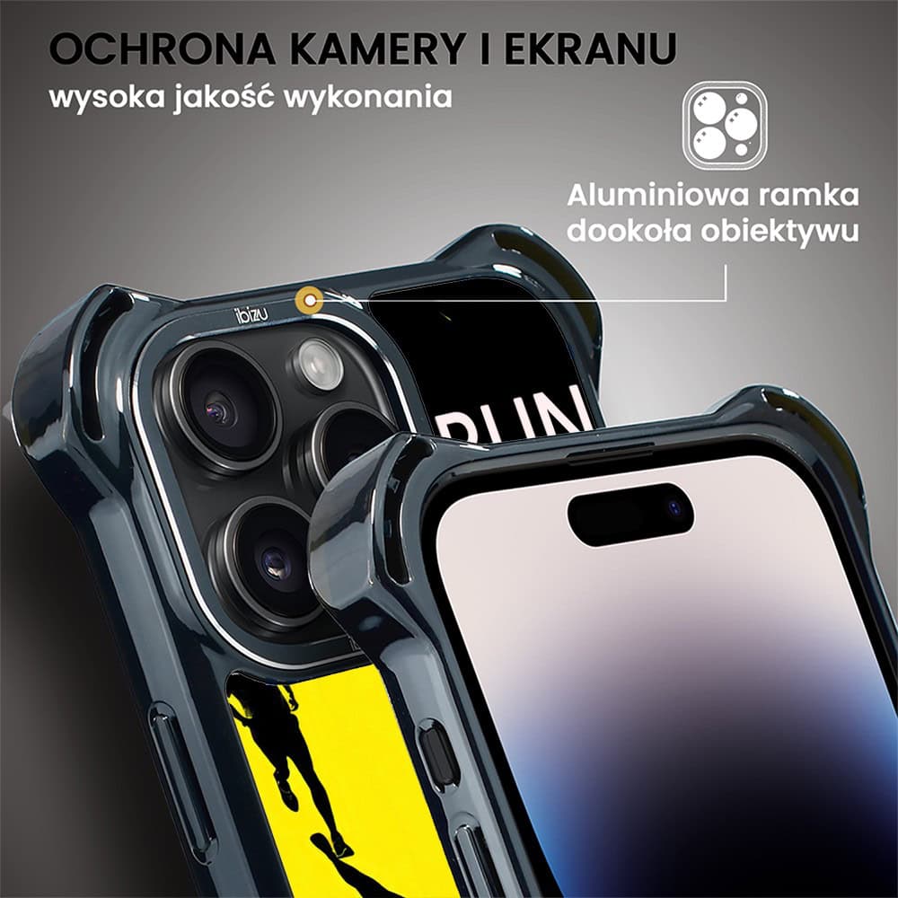Etui do iPhone 14 Pro, Ibizu DropGuard Ultra z MagSafe, #Move, Bieg Mistrzów