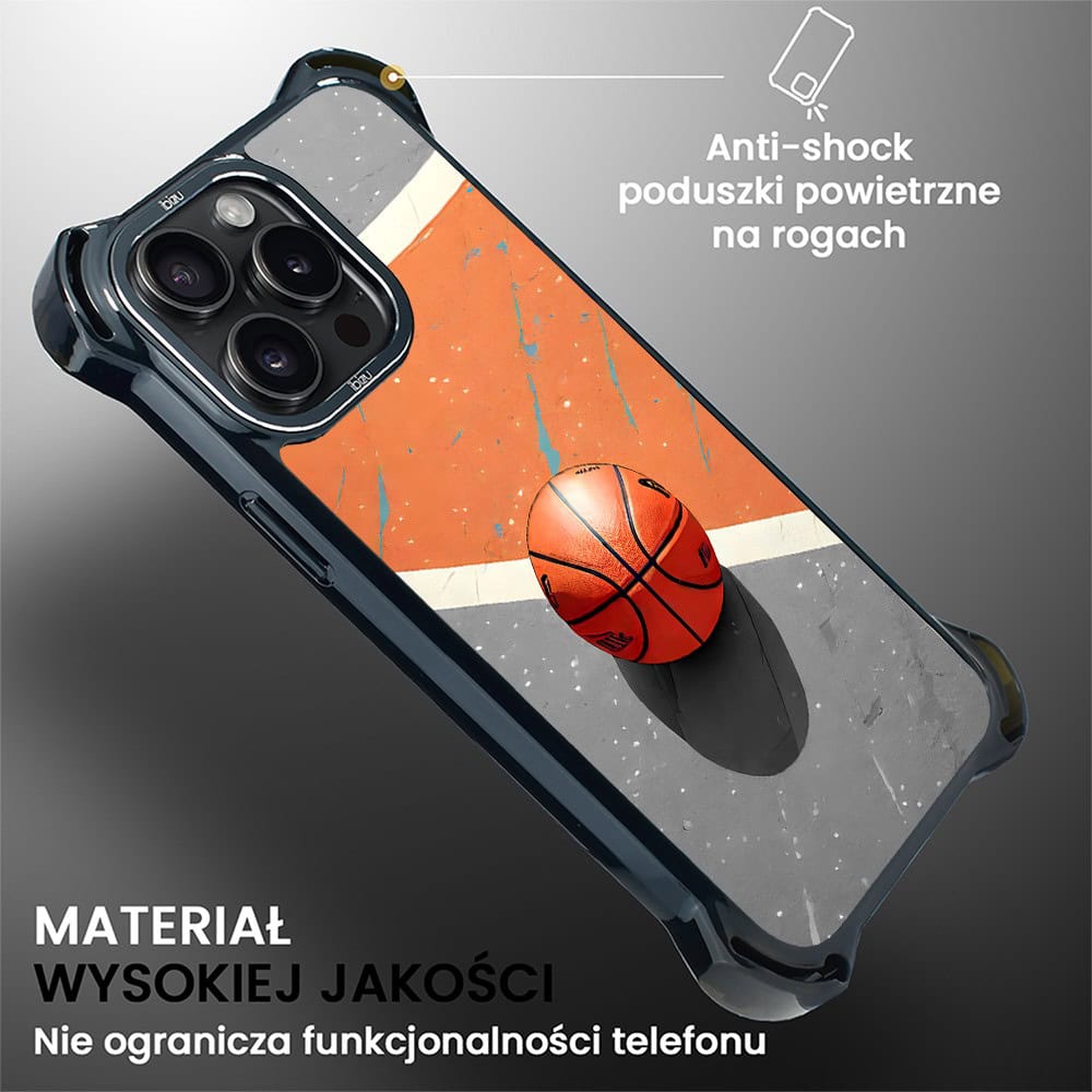 Etui do iPhone 14 Pro, Ibizu DropGuard Ultra z MagSafe, #Move, Koszykówka