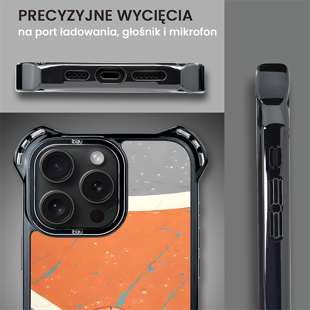 Etui do iPhone 14 Pro, Ibizu DropGuard Ultra z MagSafe, #Move, Koszykówka