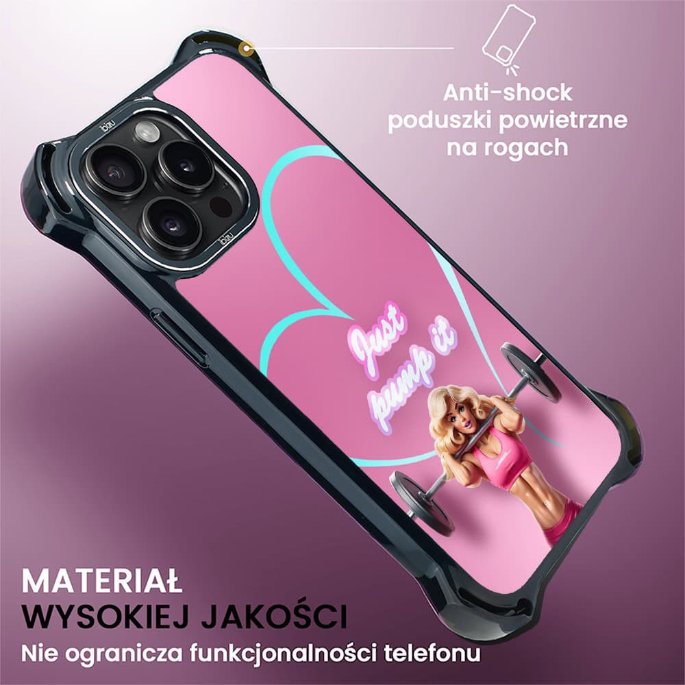 Etui do iPhone 14 Pro, Ibizu DropGuard Ultra z MagSafe, #Move, Pump it love