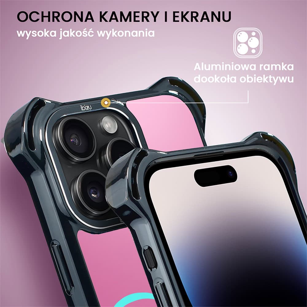 Etui do iPhone 14 Pro, Ibizu DropGuard Ultra z MagSafe, #Move, Pump it love