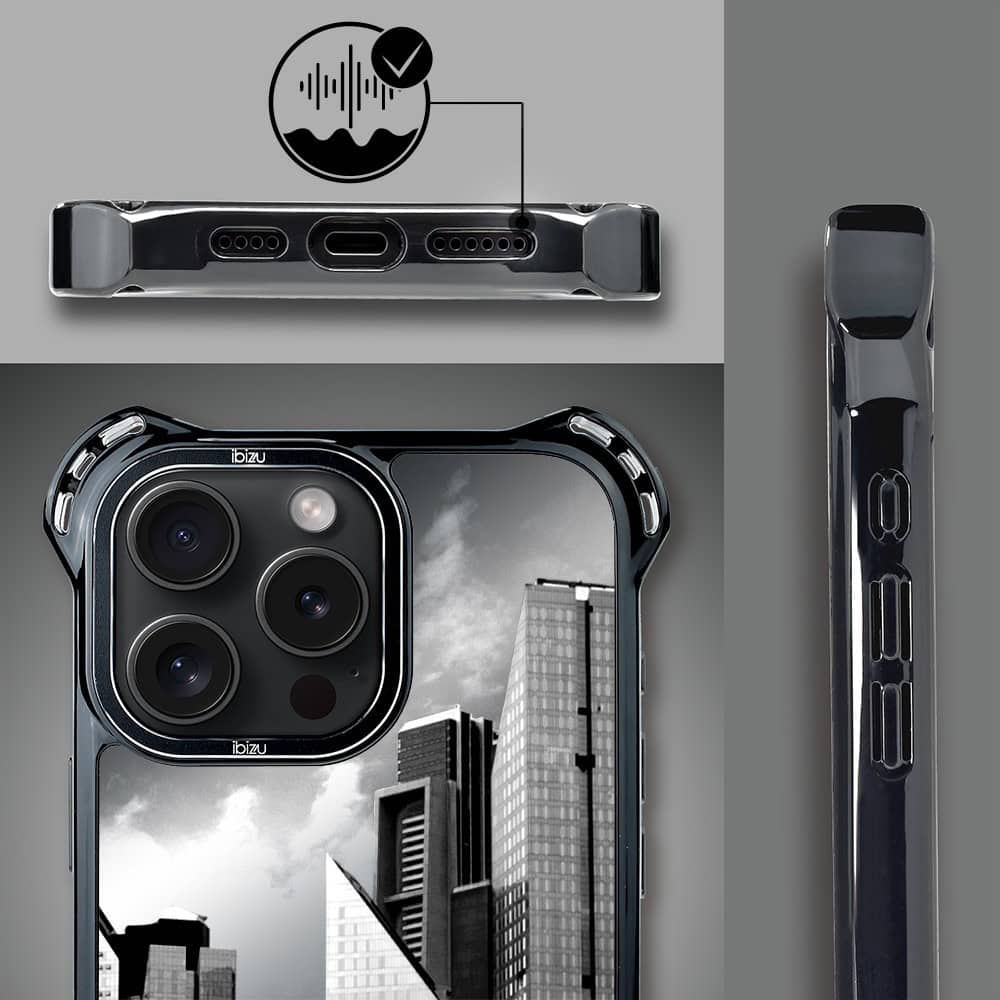 Etui do iPhone 14 Pro Max, Ibizu DropGuard Ultra z MagSafe, Noir City, Manhattan