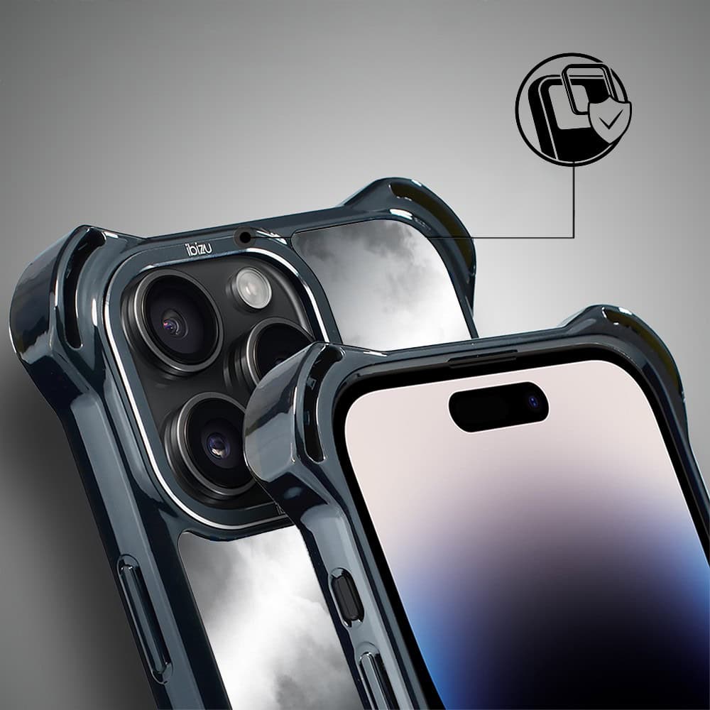 Etui do iPhone 14 Pro Max, Ibizu DropGuard Ultra z MagSafe, Noir City, Wieża Eiffla