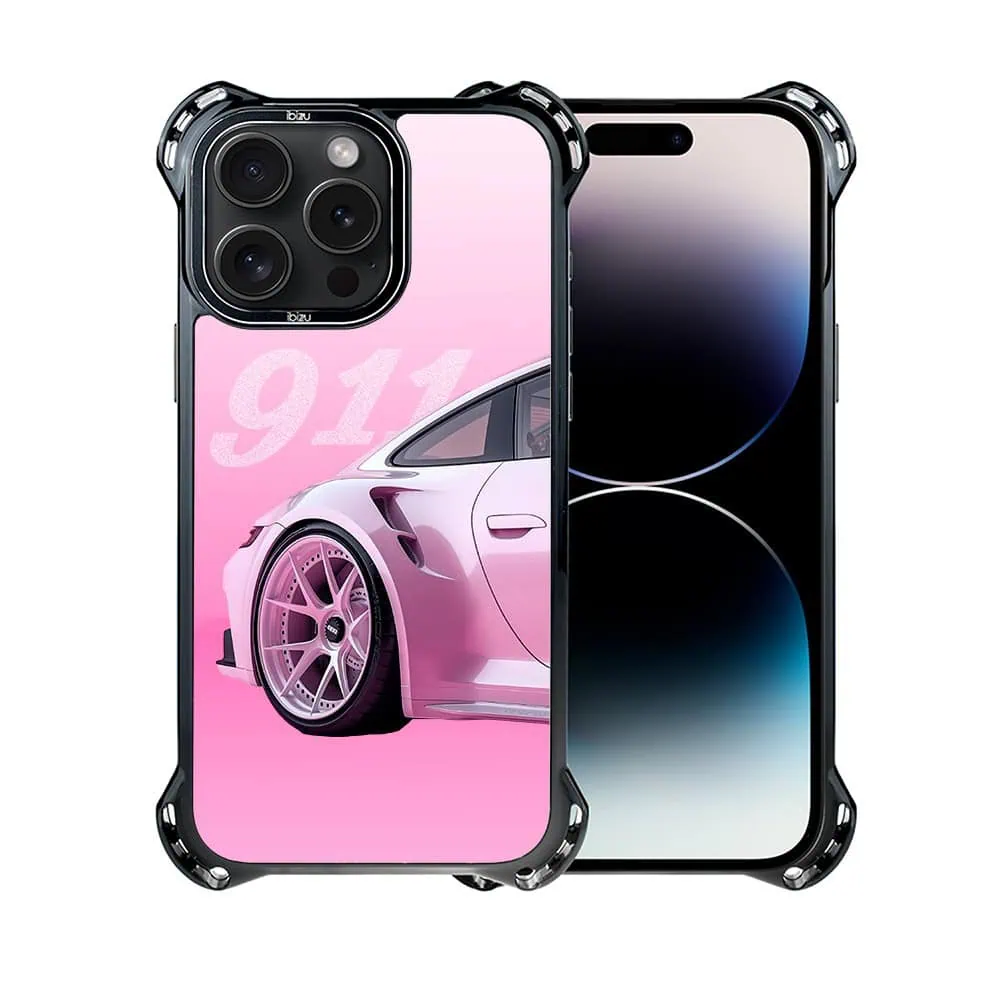 Etui do iPhone 14 Pro Max, Ibizu DropGuard Ultra z MagSafe, TechDrive, 911 różowe