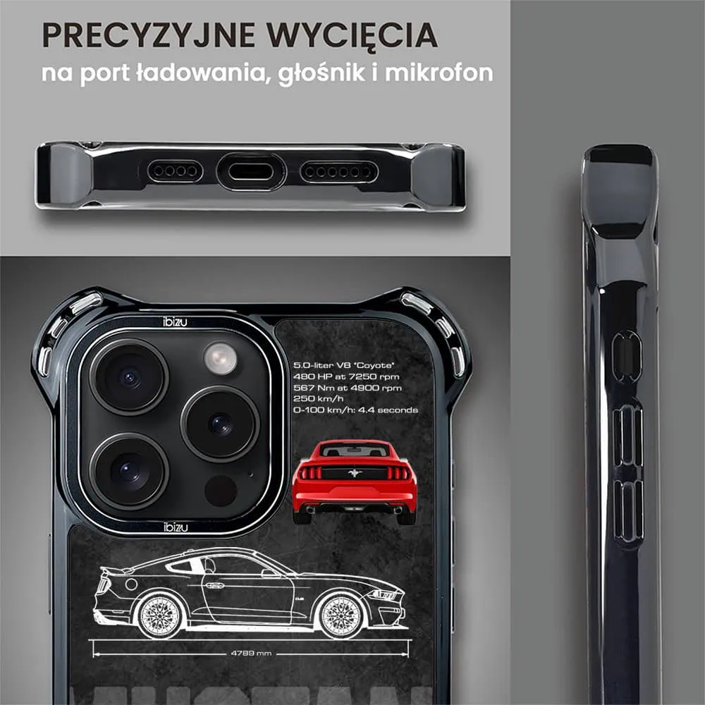 Etui do iPhone 14 Pro, Ibizu DropGuard Ultra z MagSafe, TechDrive, GT V8 “Coyote”