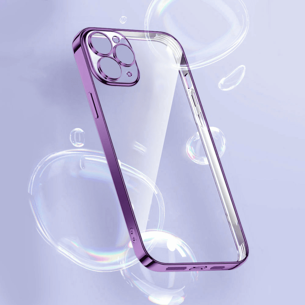 Etui do iPhone 14 Pro Max slim purple z osłoną kamery, ciemna purpura (OUTLET)