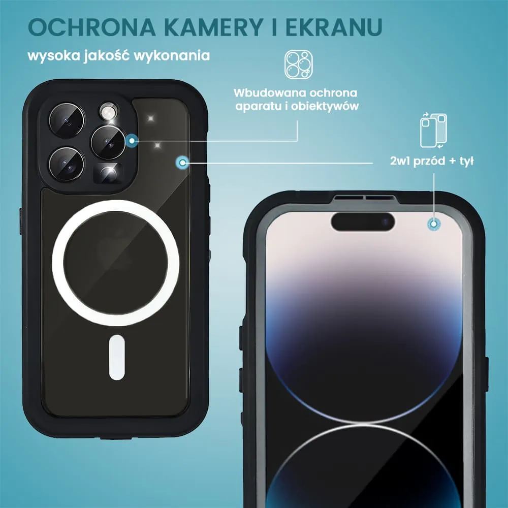 Etui do iPhone wodoodporne z magsafe