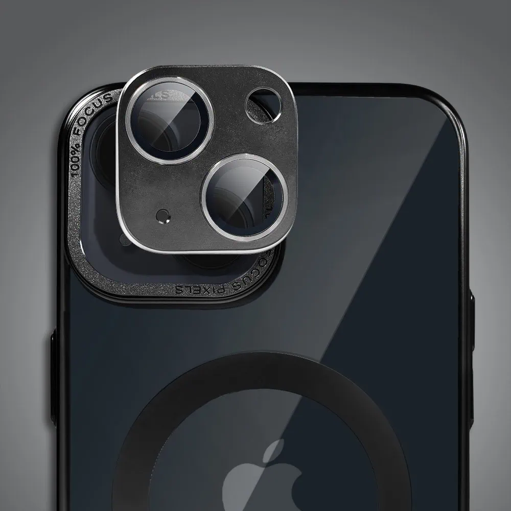 Etui do iPhone 14 Skin Shield, cienkie, twardy tył, Titanium Finish, czarne (OUTLET)