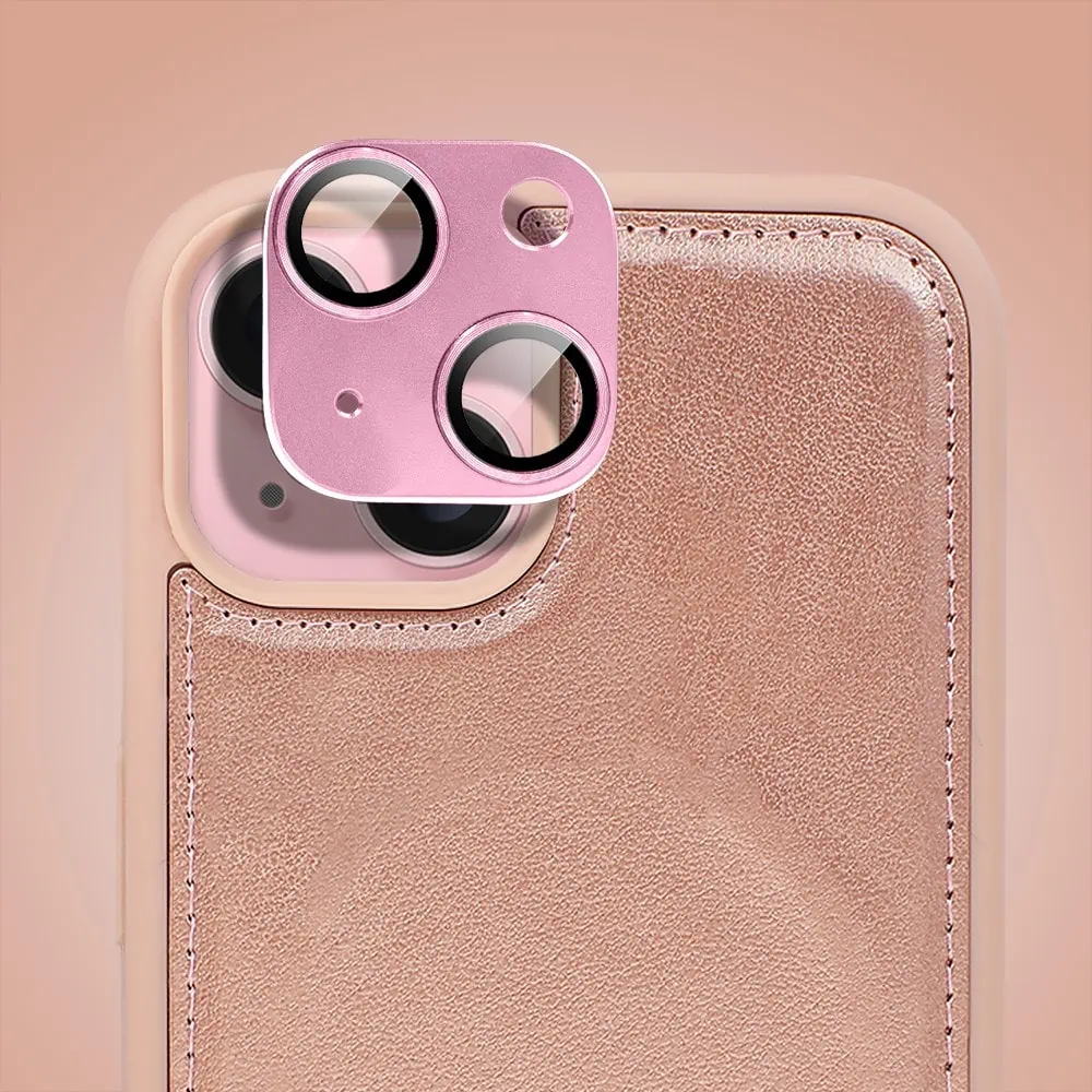 Etui do iPhone 15 3w1 Magsafe Double Book, zestaw etui oraz kabura z podstawką, różowe złoto