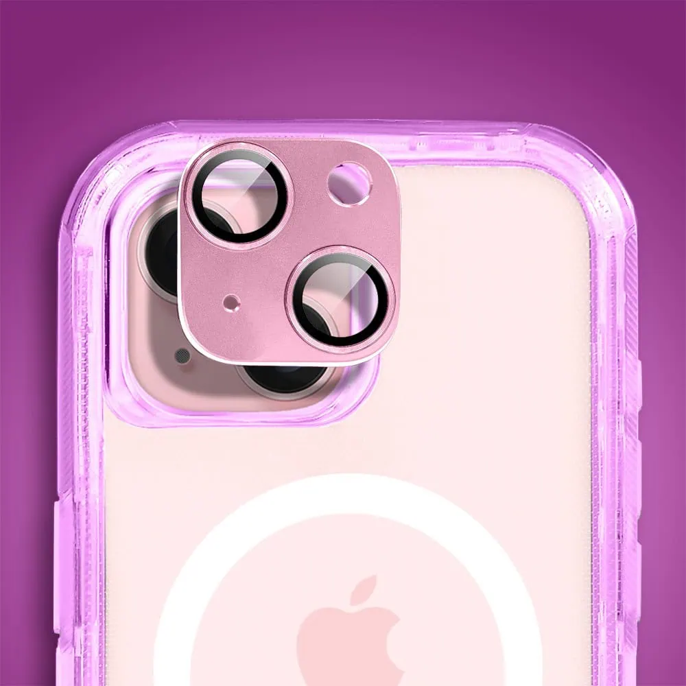 Etui do iPhone 15 Plus Crystal Armor Magsafe, Anti-Drop pancerne 3w1, ametyst