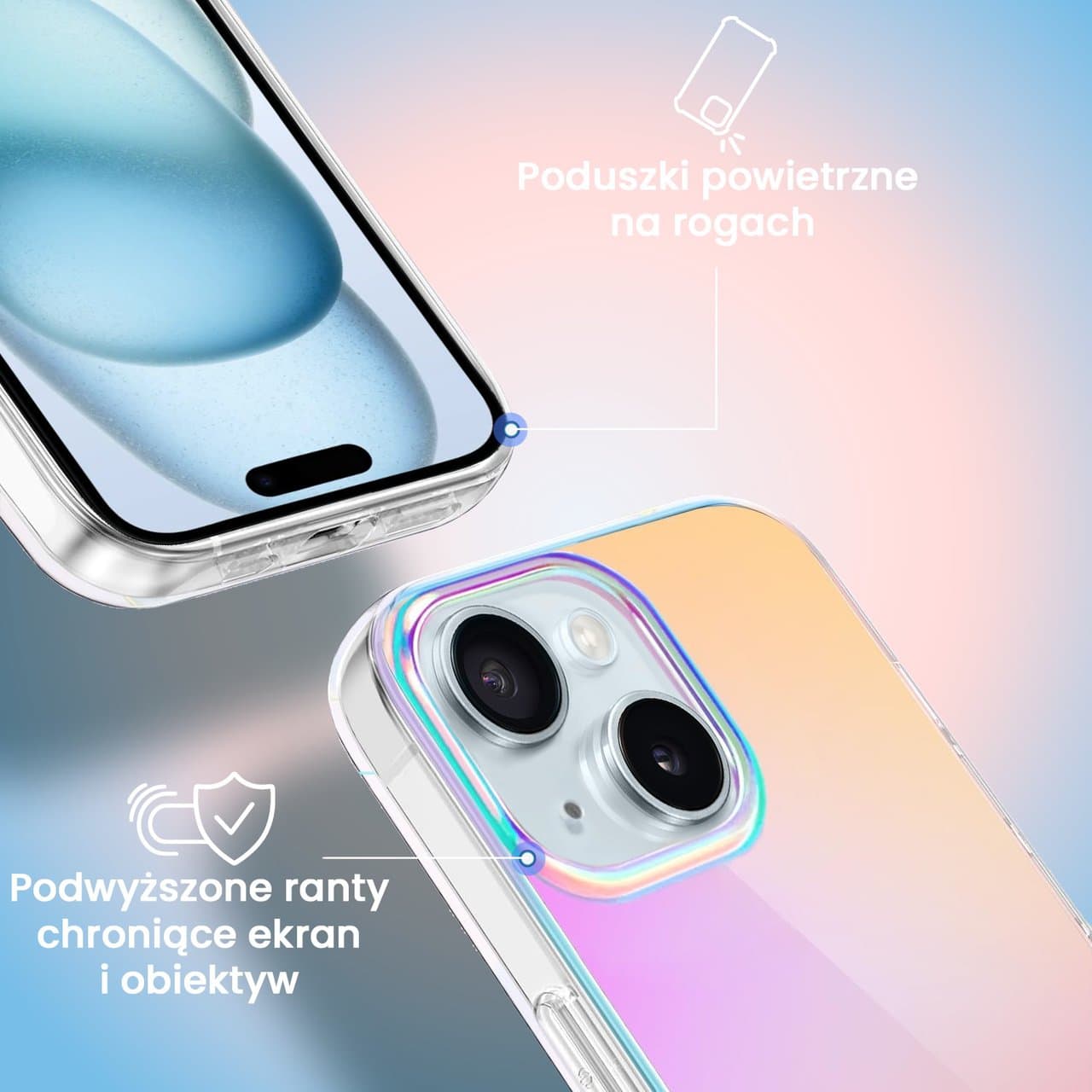 Etui do iPhone 15 Plus Magsafe California Sunset, zmieniające kolor (OUTLET)