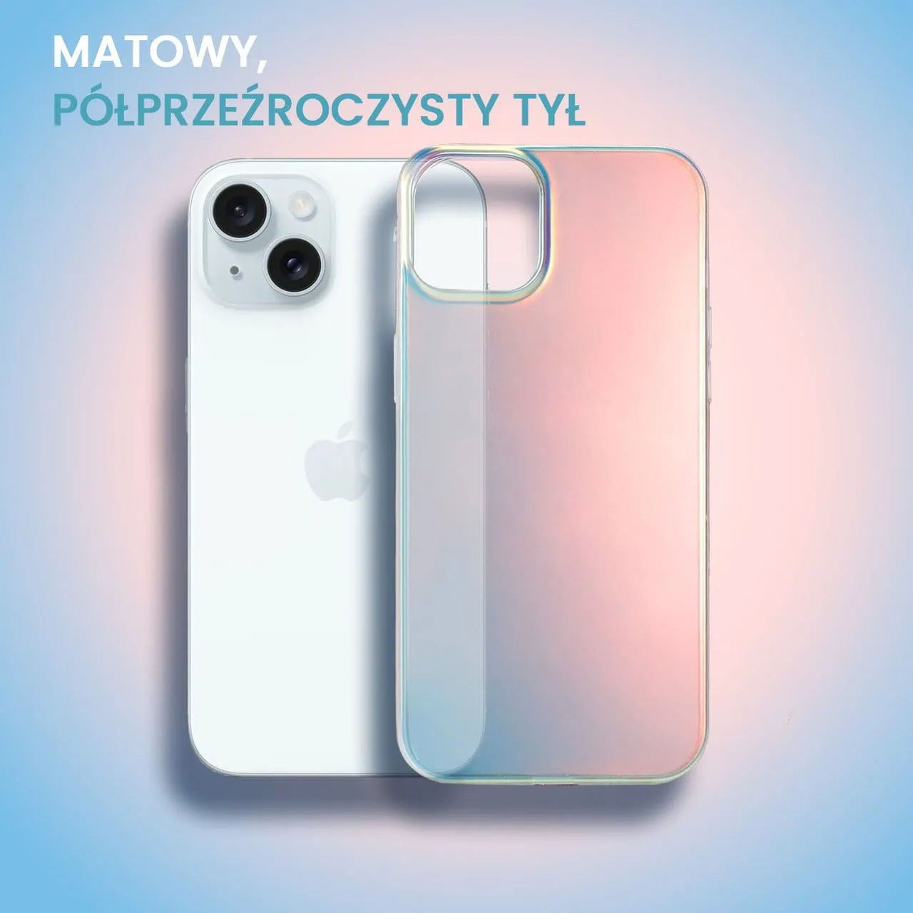 Etui do iPhone 15 Plus, California Sunset, zmieniające kolor (OUTLET)
