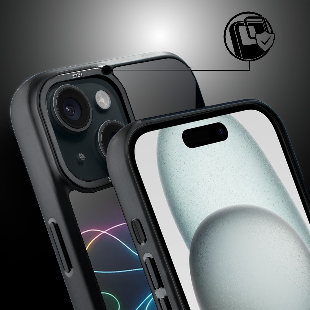 Etui do iPhone 15 IBIZU DropGuard Matt z MagSafe, #ElectroMove, Duch koszykówki