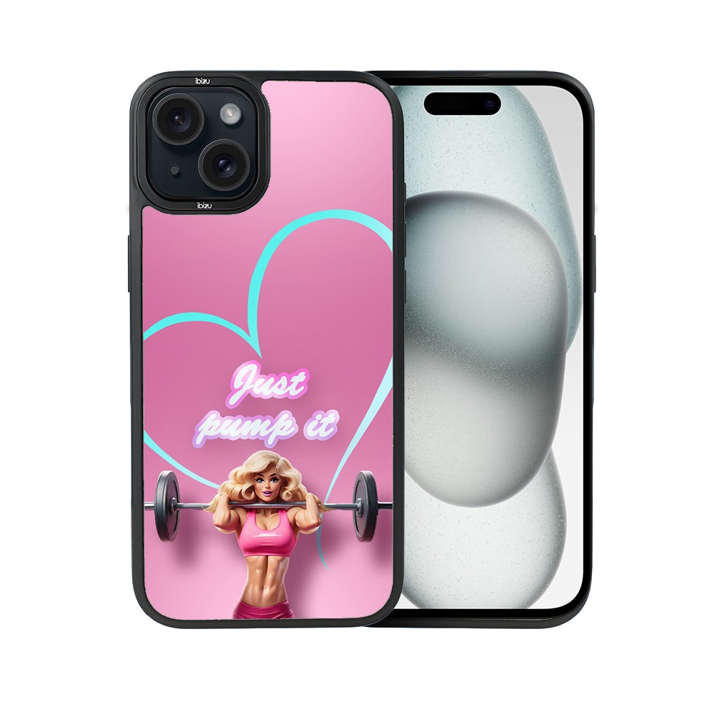 Etui do iPhone 15 IBIZU DropGuard Matt z MagSafe, #Move, Pump it love