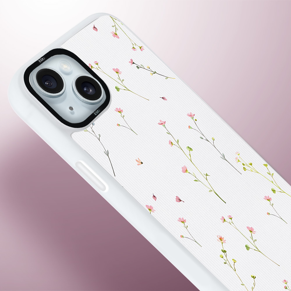 Etui do iPhone 15 Plus IBIZU DropGuard Matt z MagSafe, Pastel Bloom, Polna fantazja