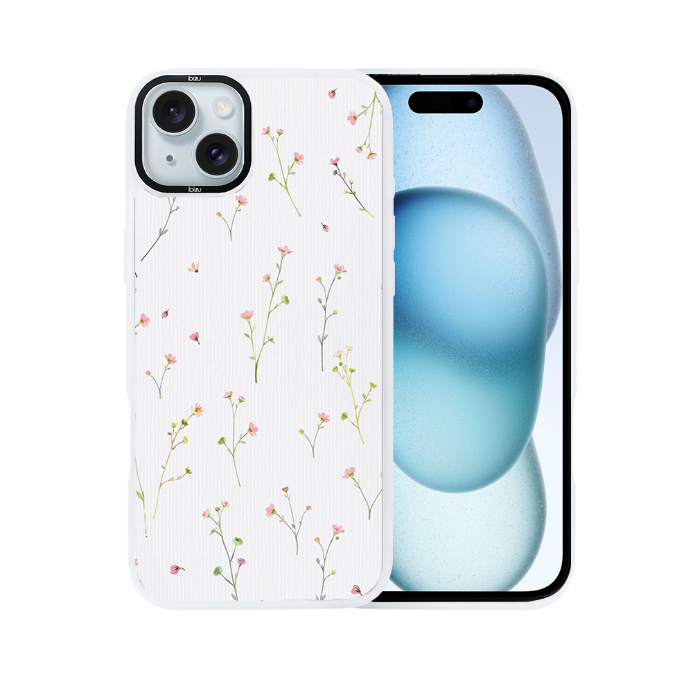 Etui do iPhone 15 Plus IBIZU DropGuard Matt z MagSafe, Pastel Bloom, Polna fantazja