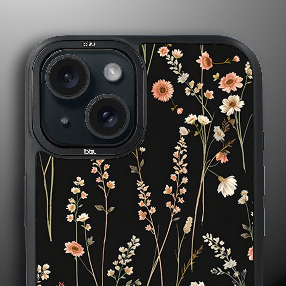 Etui do iPhone 15 Plus IBIZU DropGuard Matt z MagSafe, Pastel Bloom, Północny ogród