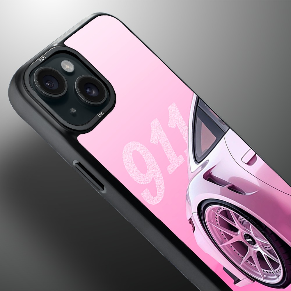 Etui do iPhone 15 Plus IBIZU DropGuard Matt z MagSafe, TechDrive, 911 różowe