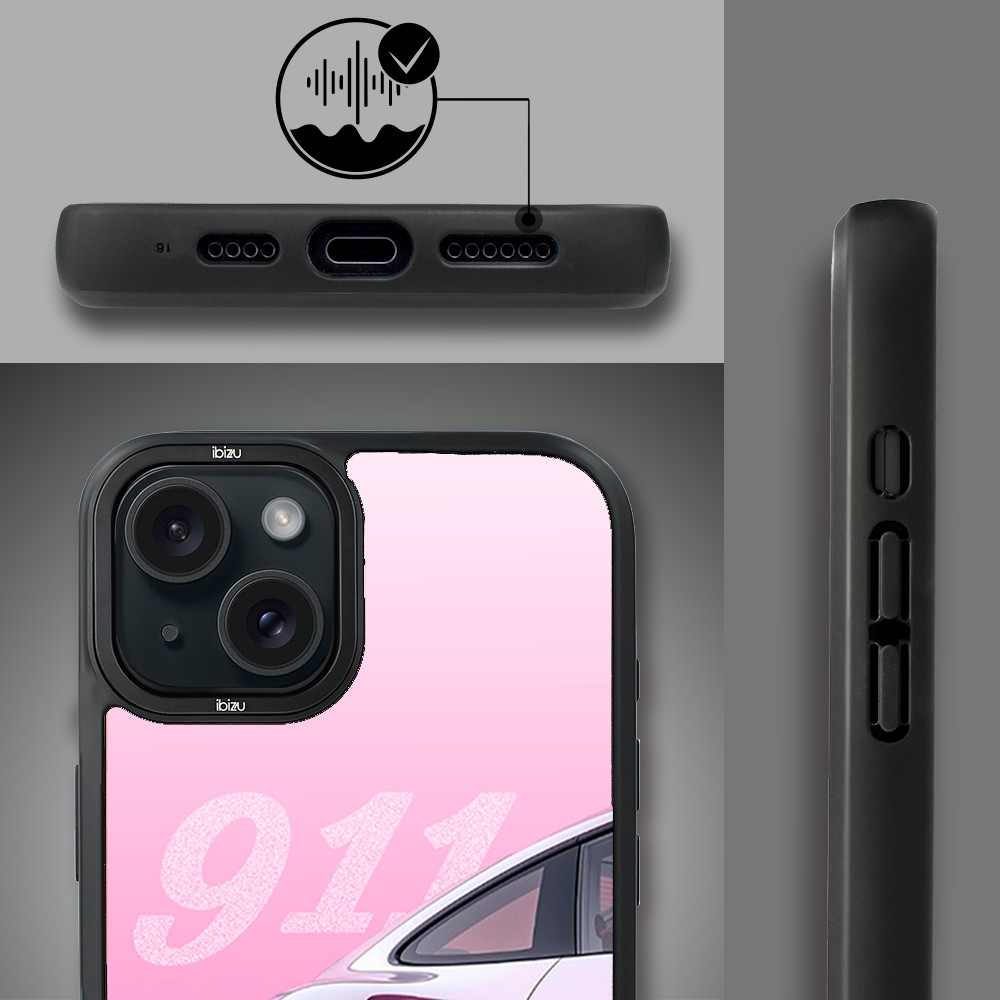 Etui do iPhone 15 Plus IBIZU DropGuard Matt z MagSafe, TechDrive, 911 różowe
