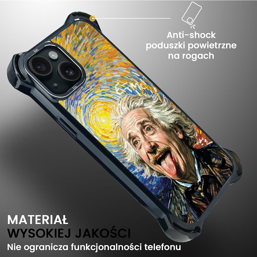 Etui do iPhone 15 Plus, Ibizu DropGuard Ultra z MagSafe, Einstein