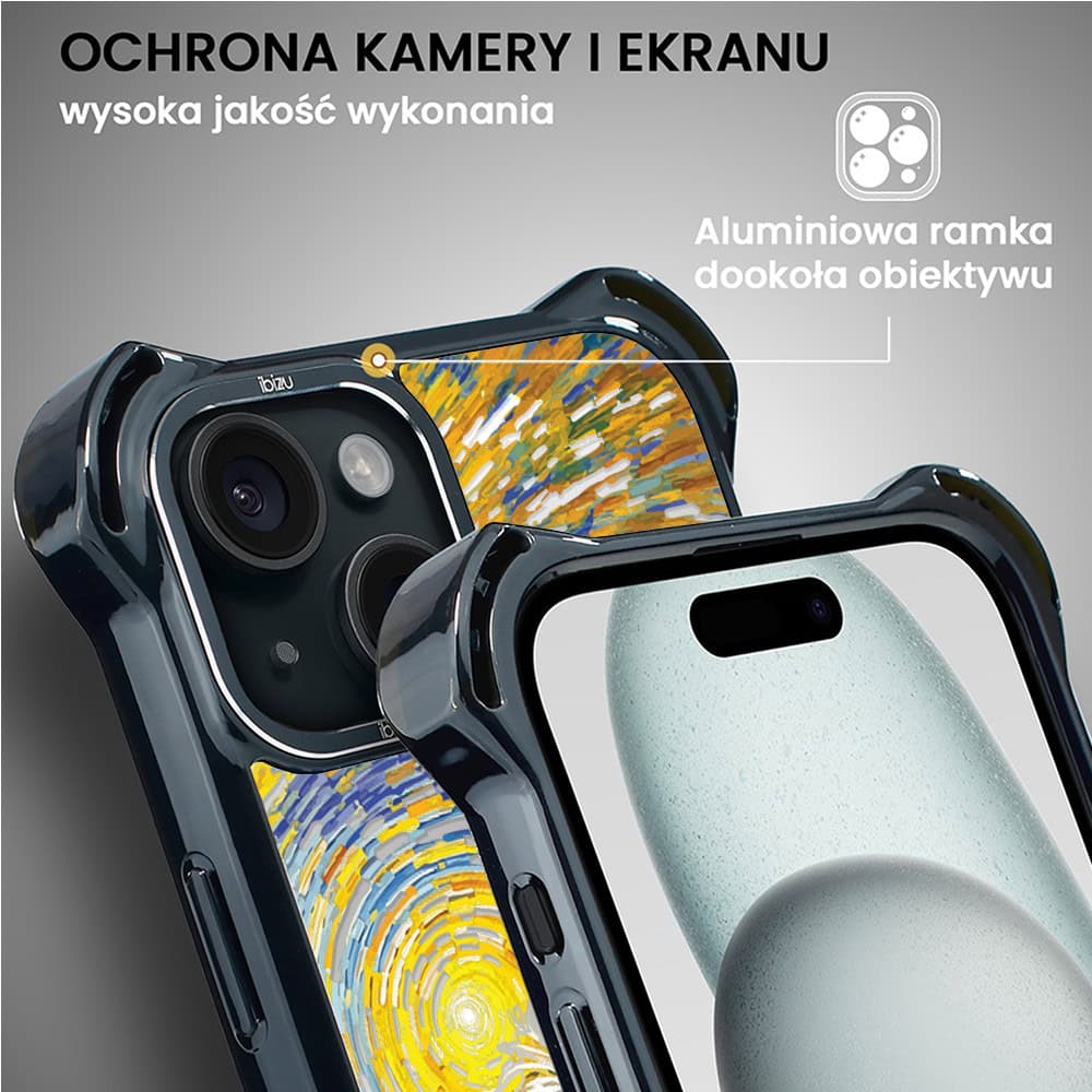 Etui do iPhone 15 Plus, Ibizu DropGuard Ultra z MagSafe, Einstein