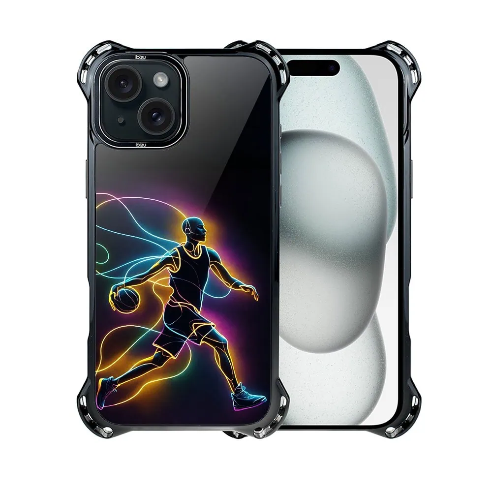 Etui do iPhone 15 Plus, Ibizu DropGuard Ultra z MagSafe, #ElectroMove, Duch koszykówki
