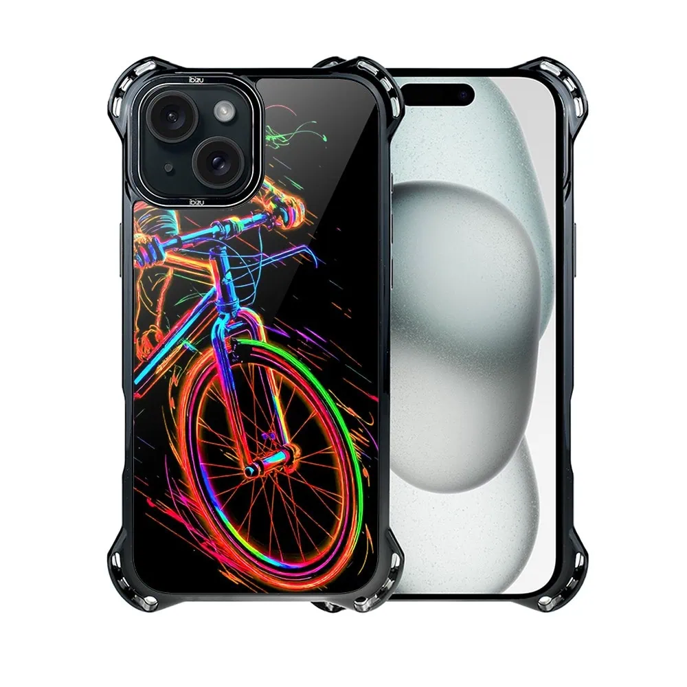Etui do iPhone 15, Ibizu DropGuard Ultra z MagSafe, #ElectroMove, Rowerowa wibracja