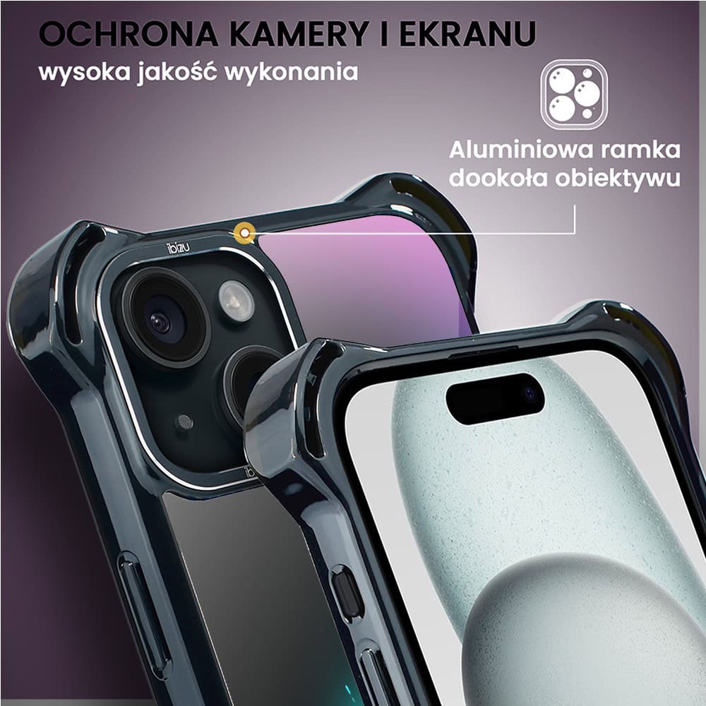 Etui do iPhone 15, Ibizu DropGuard Ultra z MagSafe, #ElectroMove, Wibracja fitness