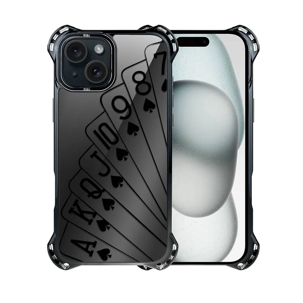 Etui do iPhone 15 Plus, Ibizu DropGuard Ultra z MagSafe, Midnight, Karty do gry