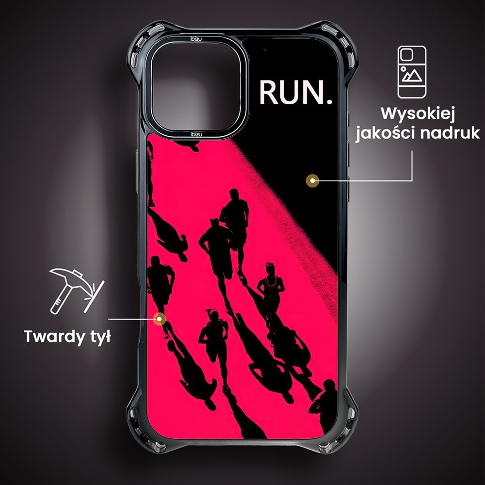 Etui do iPhone 15 Plus, Ibizu DropGuard Ultra z MagSafe, #Move, Nocny maraton