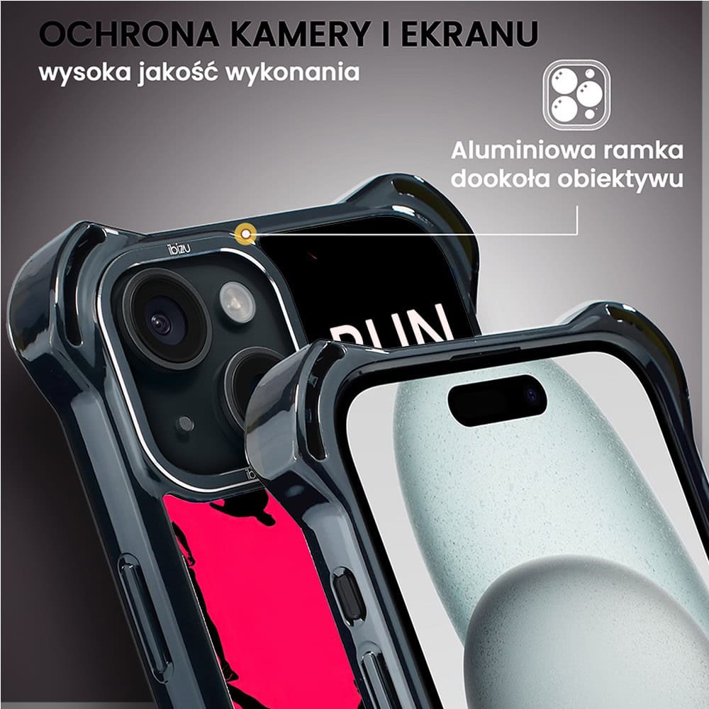 Etui do iPhone 15 Plus, Ibizu DropGuard Ultra z MagSafe, #Move, Nocny maraton