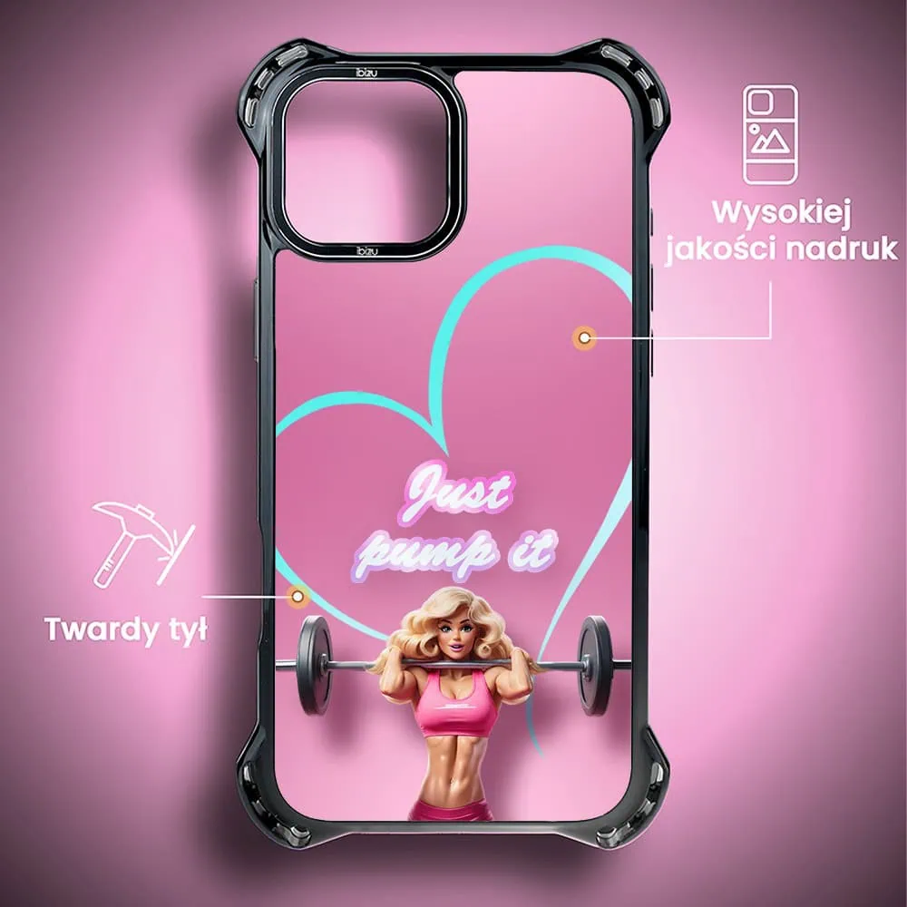 Etui do iPhone 15, Ibizu DropGuard Ultra z MagSafe, #Move, Pump it love