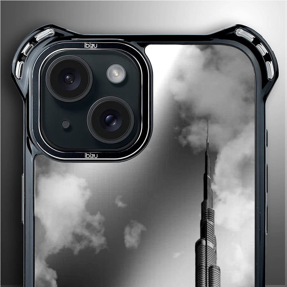 Etui do iPhone 15, Ibizu DropGuard Ultra z MagSafe, Noir City, Burj Khalifa