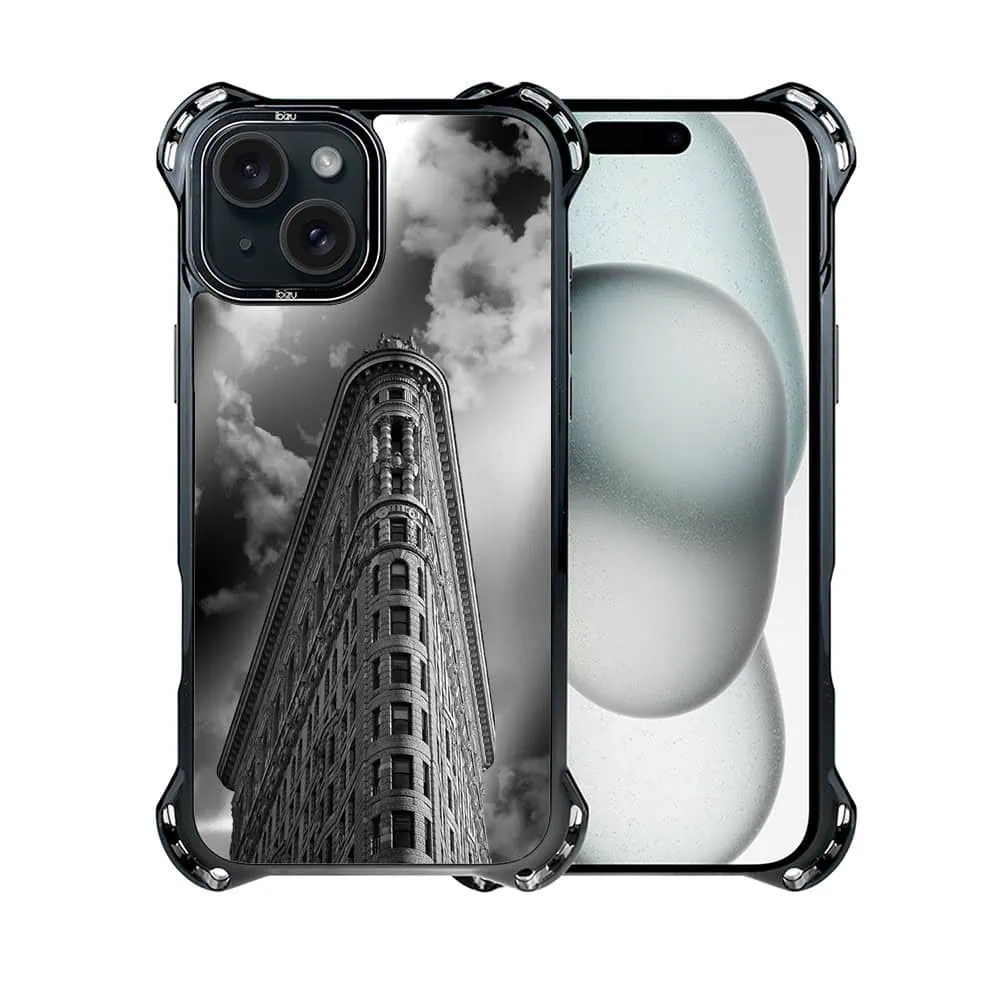 Etui do iPhone 15, Ibizu DropGuard Ultra z MagSafe, Noir City, Flatiron