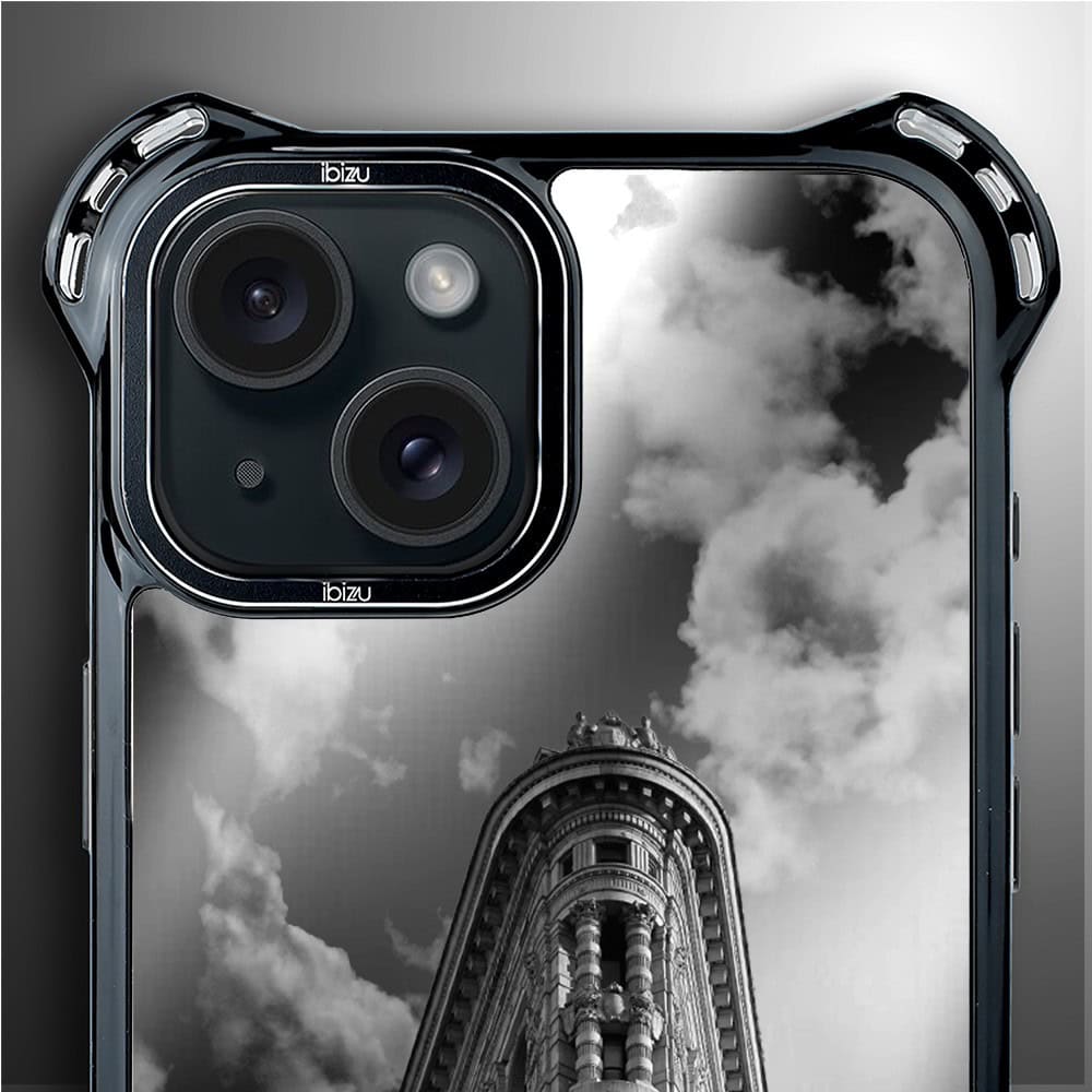 Etui do iPhone 15, Ibizu DropGuard Ultra z MagSafe, Noir City, Flatiron