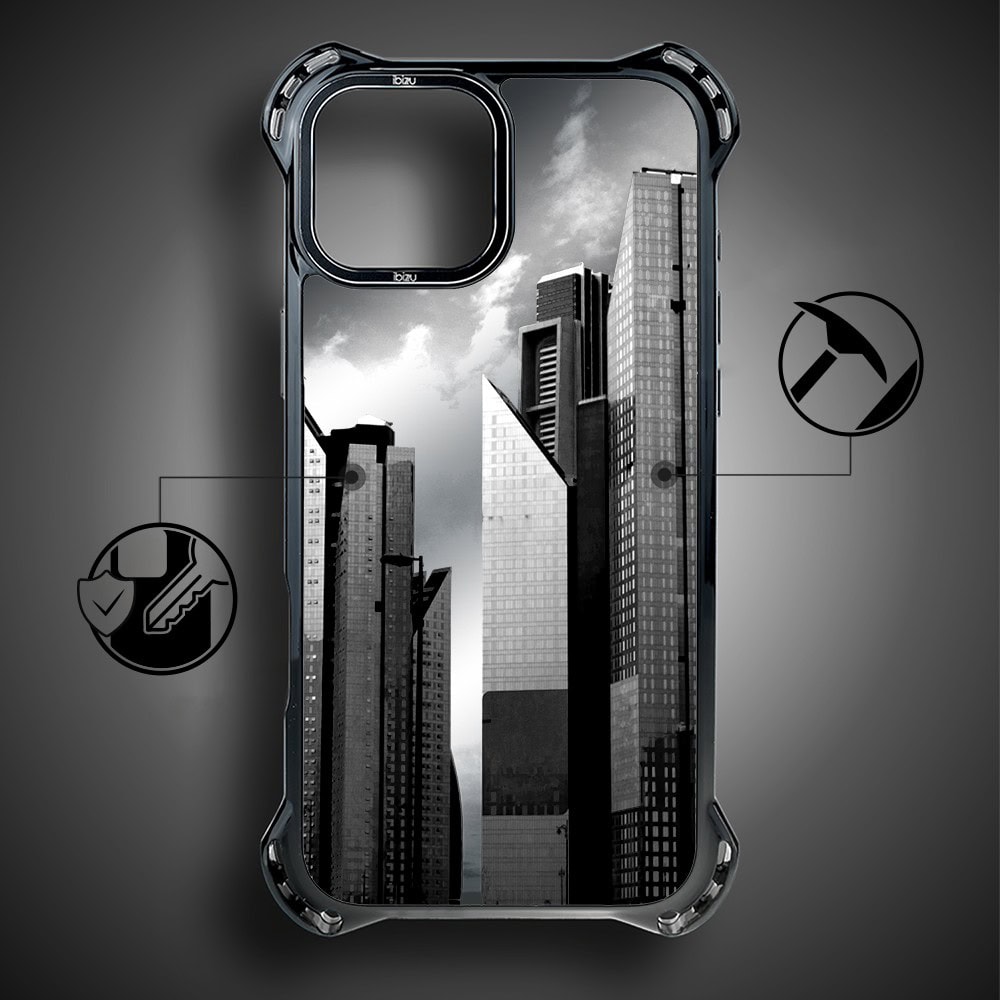 Etui do iPhone 15 Plus, Ibizu DropGuard Ultra z MagSafe, Noir City, Manhattan