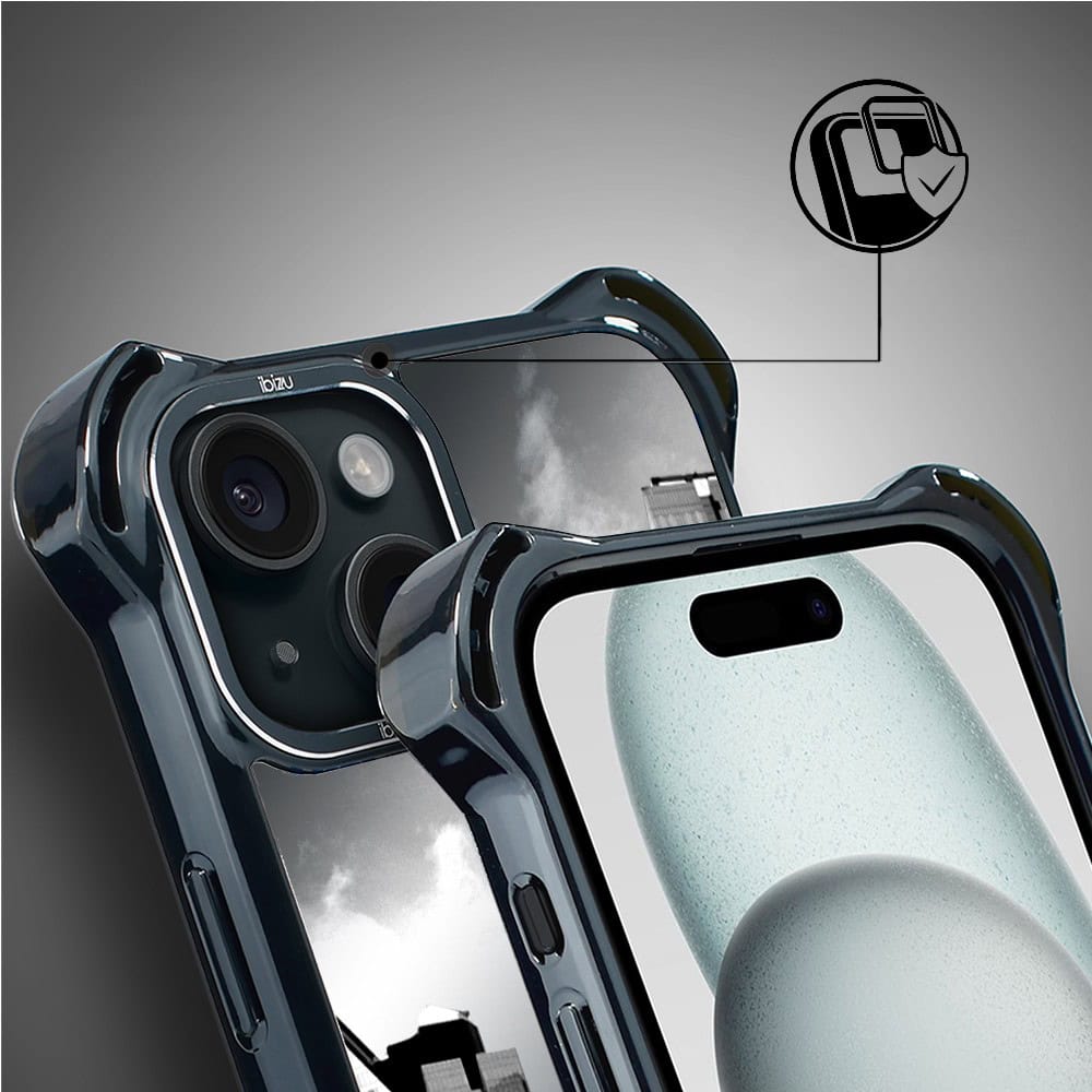 Etui do iPhone 15 Plus, Ibizu DropGuard Ultra z MagSafe, Noir City, Manhattan
