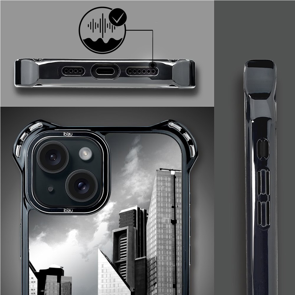 Etui do iPhone 15 Plus, Ibizu DropGuard Ultra z MagSafe, Noir City, Manhattan