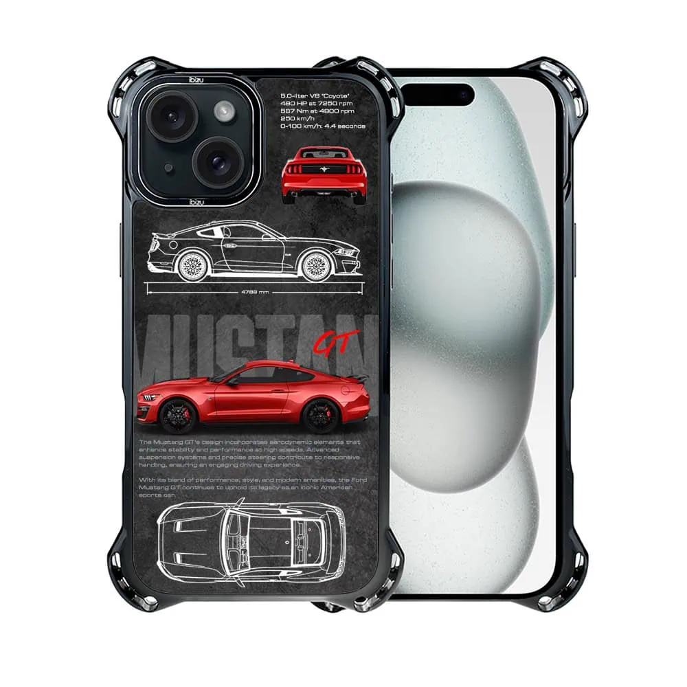 Etui do iPhone 15 Plus, Ibizu DropGuard Ultra z MagSafe, TechDrive, GT V8 “Coyote”